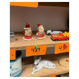 Pair of vintage Christmas decorations