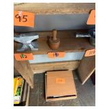 Antique miniature wood butter mold