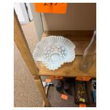 Vintage Fenton coin dot bowl / No C/C