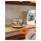 Vintage Gershgalis cup + saucer / Japan, No C/C