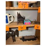 Vintage brass die cast organ pencil sharpener