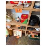 Vintage Crinkle Claus figurine / original box