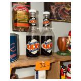 Pair of vintage Super Bowl XXV souvenir banks