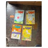 Lot of 4 Casper The Friendly Ghost comic books