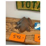 Vintage cast iron frog