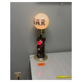 Vintage red nose hobo bar light / working,original