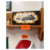 Vintage new/unbuilt 1937 Ford Victoria model