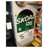 Vintage Skoal sign / coraplast