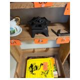 Vintage cast iron incense burner/ Japan