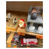 Vintage roly poly Santa