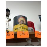 Vintage chief paint can / Chicago paint company