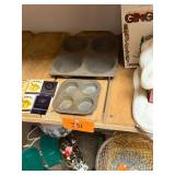 Pair of vintage muffin pans