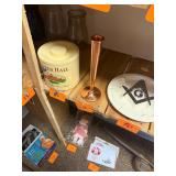 Vintage solid copper vase / coppercraft guild