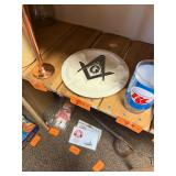 Vintage Masonic ashtray / No C/C