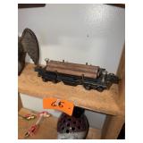Vintage O gauge prewar Lionel metal train car