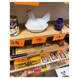 Vintage 5 inch Hazel Atlas tea or nest / rim chip,