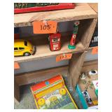Vintage Pair of Texaco Gas Pump Figurines