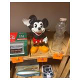 Vintage cast iron Mickey mouse bank