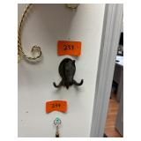 Vintage Cast Iron Horse Head Coat Hook