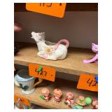 Vintage laying cow Creamer / No C/C, Japan