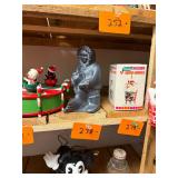 Vintage Eskimo fisherman figure / No C/C