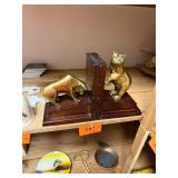 Vintage Wall street bull + bear bookends