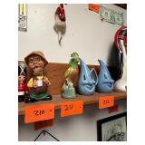 Vintage parrot figure / no c/c