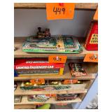 Vintage Metal Windup Train with Key