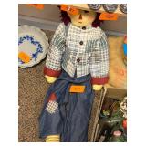Vintage 35 inch Raggety Ann Doll