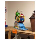 Vintage M&M roller coaster candy dispenser