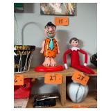 Vintage Fred Flintstone ceramic figure / no c/c