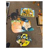 Lot of 5 vintage direct Halloween decorations