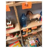 Vintage cobalt blue bottle