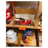 Vintage 1926 Seagrave Tin fire truck