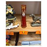 Antique red vase / no c/c