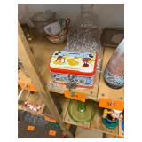 Vintage NOS Mickey Mouse tin treasure chest bank