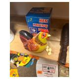 Vintage black tier laying eggs / original box