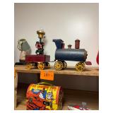 Antique late 1800ï¿½s early 1900ï¿½s metal flour train