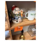 Vintage porcelain snowman / no C/C