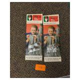 2 Vintage Unopened Jiffy Christmas Tree Icicles
