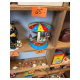 Vintage Nos Mechanical Carnival Boat Ride
