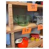 Vintage Uranium Glass Sugar Bowl / no C/C