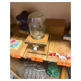 1976 Liberty Bell Mason Jar Candy Dispenser