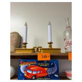 Pair of Vintage Christmas candles / wonders