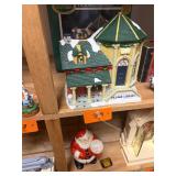 Vintage porcelain light up house / original box