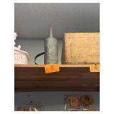 Antique tin handle funnel