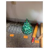 Vintage 15 inch ceramic Christmas tree