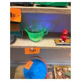 Antique uranium glass Sugar bowl / gloors / no C/C