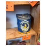 Vintage Morton Salt metal wall box
