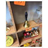Vintage brass school bell
